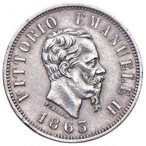 Vittorio Emanuele II (1861-1878) 50 Centesimi 1863 T valore ...