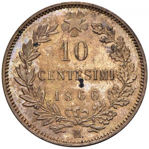 Vittorio Emanuele II (1861-1878) 10 Centesimi 1866 H - Nomis...