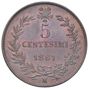 Victor Emmanuel II (1861-1878) 5 cents 1861 M - Nomism...