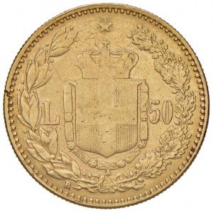Umberto I. (1878-1900) 50 Lira 1888 - Nomisma 976 AU RR Von Mo...