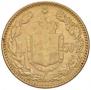 Umberto I (1878-1900) 50 lir 1888 - Nomisma 976 AU RR Od mo...