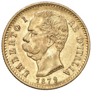 Umberto I (1878-1900) 20 Lire 1879 - Nomisma 978 AU...