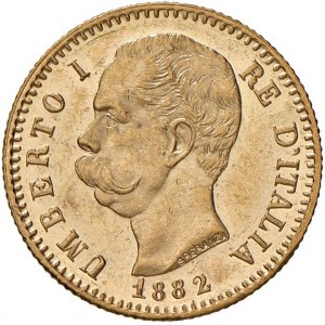 Umberto I (1878-1900) 20 Lire 1882 - Nomisma 981 AU Segnetti...