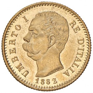 Umberto I (1878-1900) 20 lír 1882 - Nomisma 981 AU Marks...