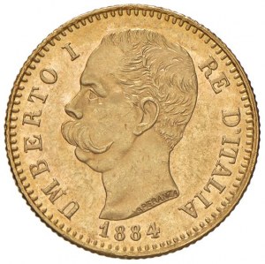 Umberto I (1878-1900) 20 lir 1884 - Nomisma 983 AU RR Fondy...