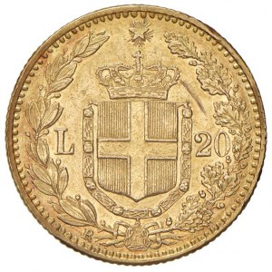 Umberto I (1878-1900) 20 Lire 1884 - Nomisma 983 AU RR Da mo...