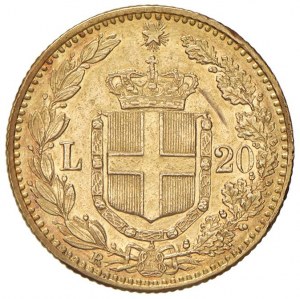 Umberto I (1878-1900) 20 Lire 1884 - Nomisma 983 AU RR Da mo...