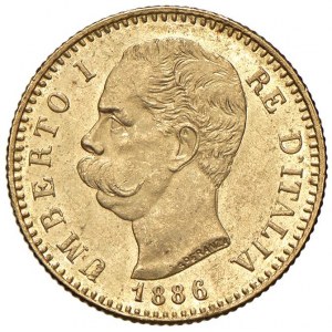 Umberto I (1878-1900) 20 Lire 1886 - Nomisma 985 AU...