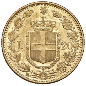 Umberto I (1878-1900) 20 Lire 1886 - Nomisma 985 AU...