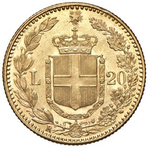 Umberto I (1878-1900) 20 Lire 1886 - Nomisma 985 AU...