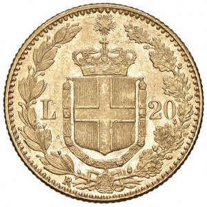 Umberto I (1878-1900) 20 Lire 1889 - Nomisma 987 AU R Colpet...