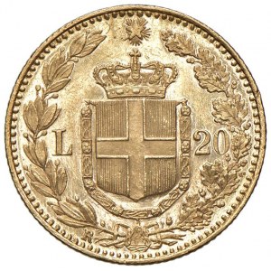 Umberto I (1878-1900) 20 Lire 1893 - Nomisma 990 AU Sign...