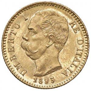 Umberto I (1878-1900) 20 Lire 1893 - Nomisma 990 AU...