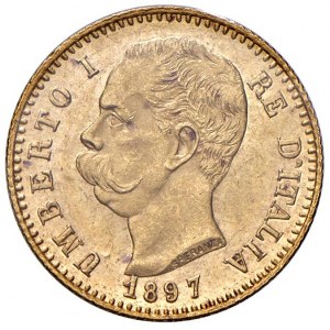 Umberto I (1878-1900) 20 Lire 1897 - Nomisma 991 AU R Sigill...