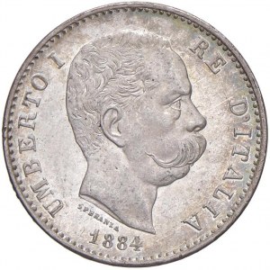 Umberto I (1878-1900) Lira 1884 - Nomisma 1005 AG Funds spec...