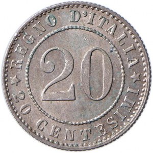 Umberto I (1878-1900) 20 Centesimi 1894 R - Nomisma 1013 NI ...