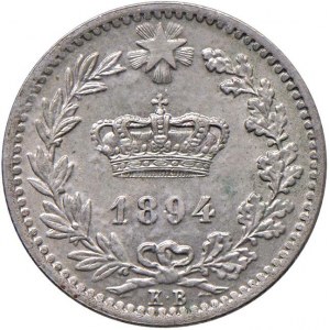 Umberto I (1878-1900) 20 Cents 1894 K B - Nomisma 1014 N...