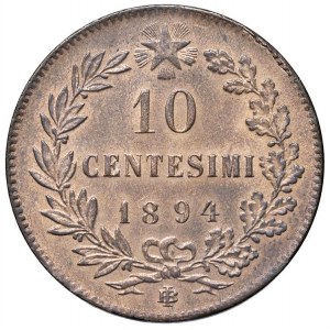 Umberto I (1878 - 1900) 10 centov 1894 R - Nomisma 1019 C...