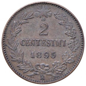 Umberto I (1878-1900) 2 centy 1895 - Nomisma 1024 CU R E...