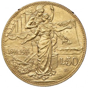 Vittorio Emanuele III (1900-1946) 50 Lire 1911 - Nomisma 106...