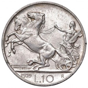 Vittorio Emanuele III (1900-1946) 10 Lire 1929* - Nomisma 11...