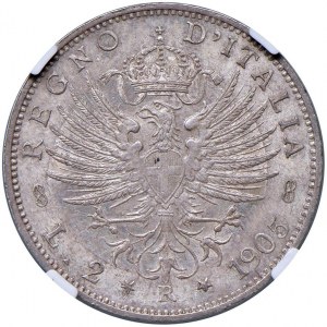 Viktor Emanuel III (1900-1946) 2 Lire 1905 - Nomisma 1155...
