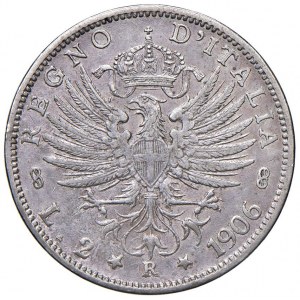 Victor Emmanuel III (1900-1946) 2 Lire 1906 - Nomisma 1156...