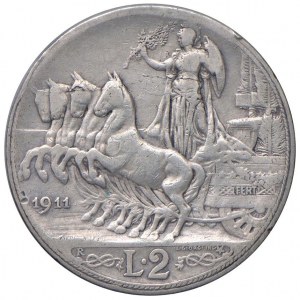 Viktor Emanuel III (1900-1946) 2 Lire 1911 - Nomisma 1160...