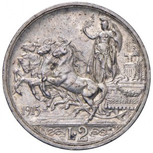 Vittorio Emanuele III (1900-1946) 2 Lire 1915 - Nomisma 1164...