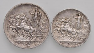 Viktor Emanuel III (1900-1946) 2 liry a liry 1916 - AG Lo...