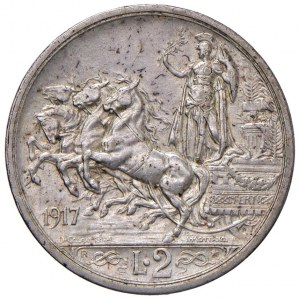 Vittorio Emanuele III (1900-1946) 2 Lire 1917 - Nomisma 1166...