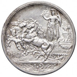 Victor Emmanuel III (1900-1946) 2 Lire 1917 - Nomisma 1166...