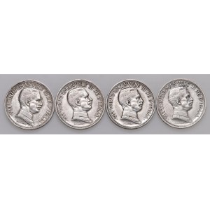 Vittorio Emanuele III (1900-1946) 2 Lire 1914, 1915, 1916 e ...
