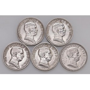 Viktor Emanuel III (1900-1946) 2 Lire 1916 - AG Lot of ...