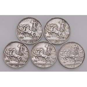 Viktor Emanuel III (1900-1946) 2 Lire 1916 - AG Lot of ...
