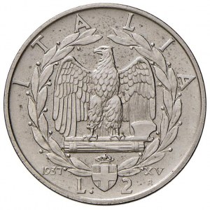 Vittorio Emanuele III (1900-1946) 2 Lire 1937 - Nomisma 1181...