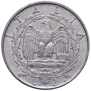 Viktor Emanuel III (1900-1946) 2 Lire 1941 A. XIX - Nomis...