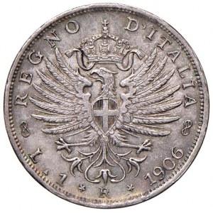 Vittorio Emanuele III (1900-1946) Lira 1906 - Nomisma 1196 A...