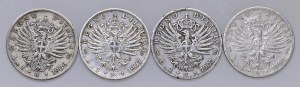 Viktor Emanuel III (1900-1946) Lira 1901, 1902, 1906 a 19...
