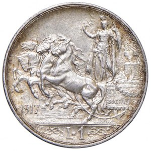 Vittorio Emanuele III (1900-1946) Lira 1917 - Nomisma 1205 A...