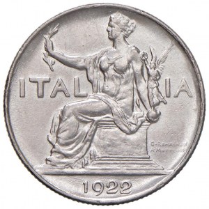 Vittorio Emanuele III (1900-1946) Lira 1922 - Nomisma 1206 N...