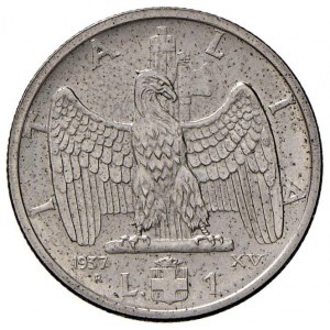 Victor Emmanuel III (1900-1946) Lira 1937 - Nomisma 1220 A...