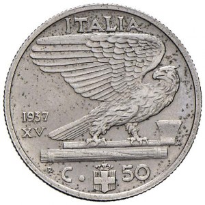 Victor Emmanuel III (1900-1946) 50 cents 1937 - Nomism...