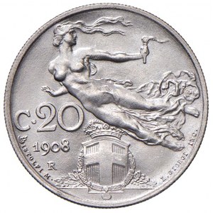Vittorio Emanuele III (1900-1946) 20 Centesimi 1908 - Nomism...