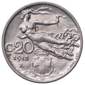 Vittorio Emanuele III (1900-1946) 20 Centesimi 1913 - Nomism...
