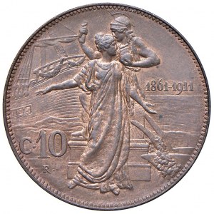 Viktor Emanuel III (1900-1946) 10 centov 1911 Päťdesiat...