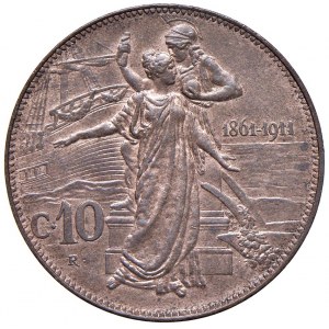 Viktor Emanuel III (1900-1946) 10 centov 1911 Päťdesiat...