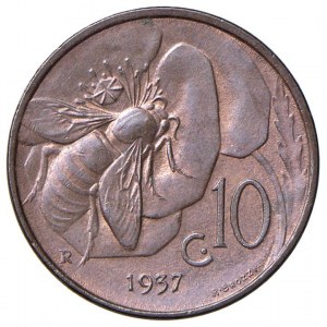Victor Emmanuel III (1900-1946) 10 Cents 1937 - Nomisme...