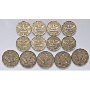 Vittorio Emanuele III (1900-1946) 5 Centesimi 1941 (8) e 10 ...