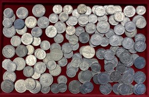 Lot of coins in common metals and various common dates of Vit...